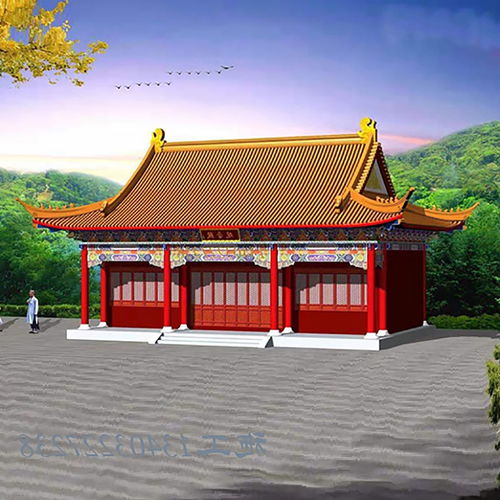 農(nóng)村小型廟宇施工與噴泉設(shè)計 三間廟大殿的建造與景觀融合